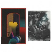 TWO GRAPHIC WORKS - GABRIELA M