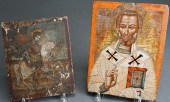TWO GREEK ICONS OF ST. THEODOR