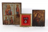 TWO GREEK OR RUSSIAN ICONSTwo