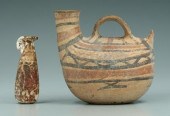 Two Greek vessels: [askos] (po