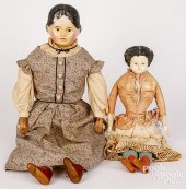 TWO GREINER TYPE PAPIER-MâCHé