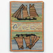 TWO GRENFELL HOOKED BOOK COVER