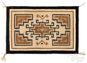 TWO GREY HILLS NAVAJO WEAVING<