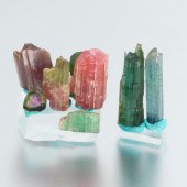 TWO GROUPINGS OF TURMALINE MIN