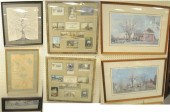 Two groups of Cheshire postcar