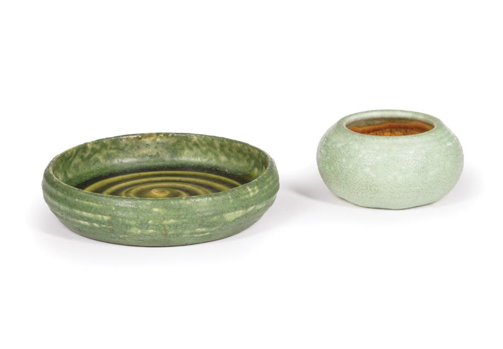 TWO GRUEBY ART POTTERY BOWLSTwo