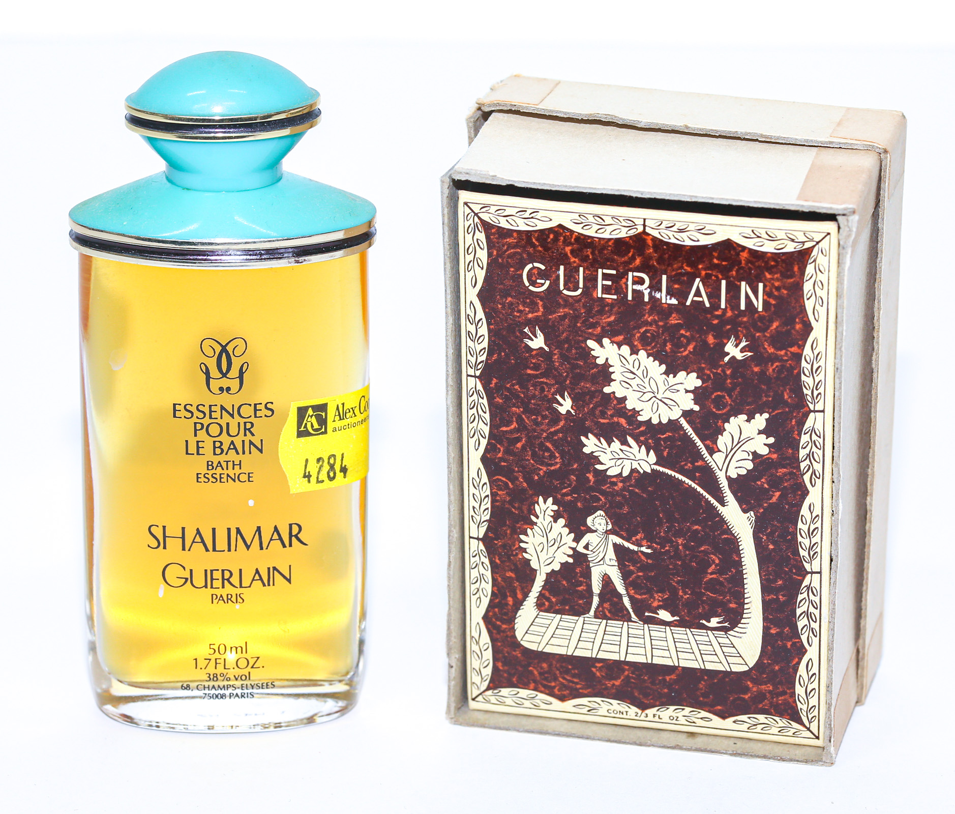 TWO GUERLAIN PERFUME BOTTLES