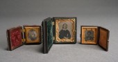 TWO GUTTA-PERCHA DAGUERREOTYPE