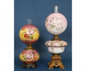 Two GWTW lamps, the largest wi