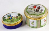 Two Halcyon Days Enamels Sport