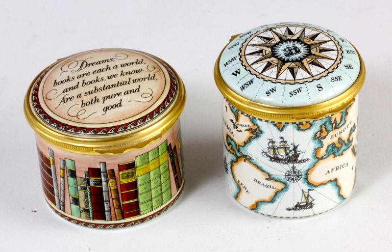 Two Halcyon Days Enamels