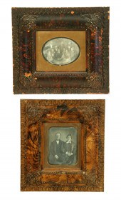 TWO HALF PLATE DAGUERREOTYPE P