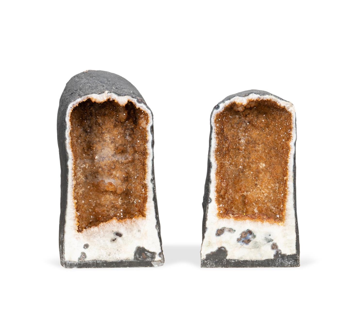 TWO HALVES, NATURAL CITRINE