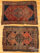 TWO HAMADAN CARPETS, EARLY 20T