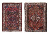 TWO HAMADAN MATS: BOTH APPROX.