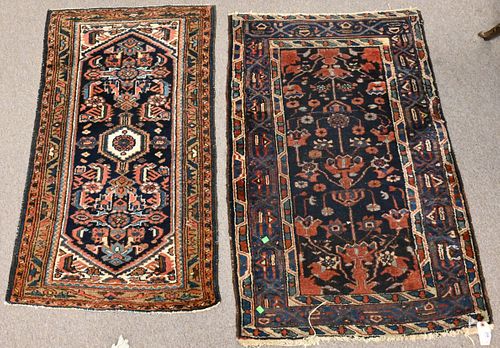 TWO HAMADAN ORIENTAL THROW