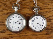 TWO HAMILTON CRYSTAL BACK POCK
