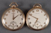 Two Hamilton open face pocket