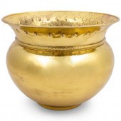 Two Hammered Brass Vessels
com