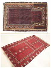 TWO HAND KNOTTED AFGHAN BELOUC
