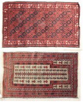 TWO HAND KNOTTED AFGHAN BELOUC