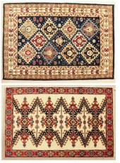 TWO HAND KNOTTED ORIENTAL AREA
