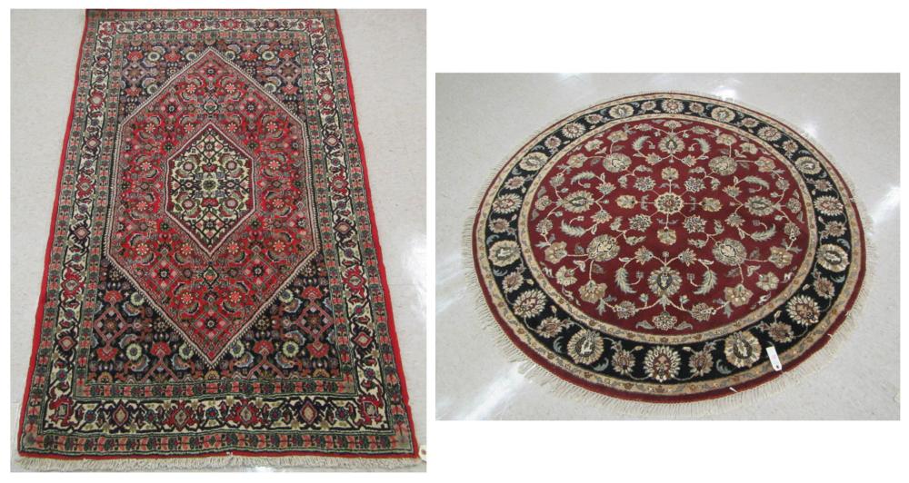 TWO HAND KNOTTED ORIENTAL AREA