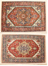 TWO HAND KNOTTED ORIENTAL AREA