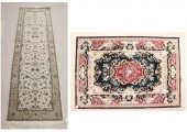 TWO HAND KNOTTED ORIENTAL AREA