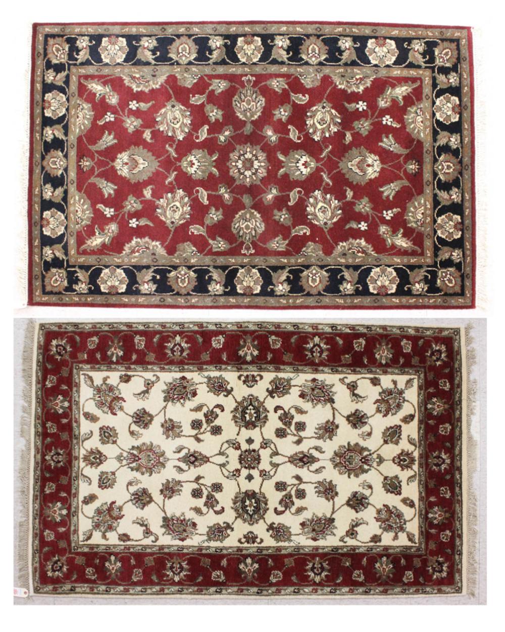 TWO HAND KNOTTED ORIENTAL AREA