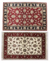 TWO HAND KNOTTED ORIENTAL AREA