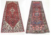 TWO HAND KNOTTED PERSIAN HALL