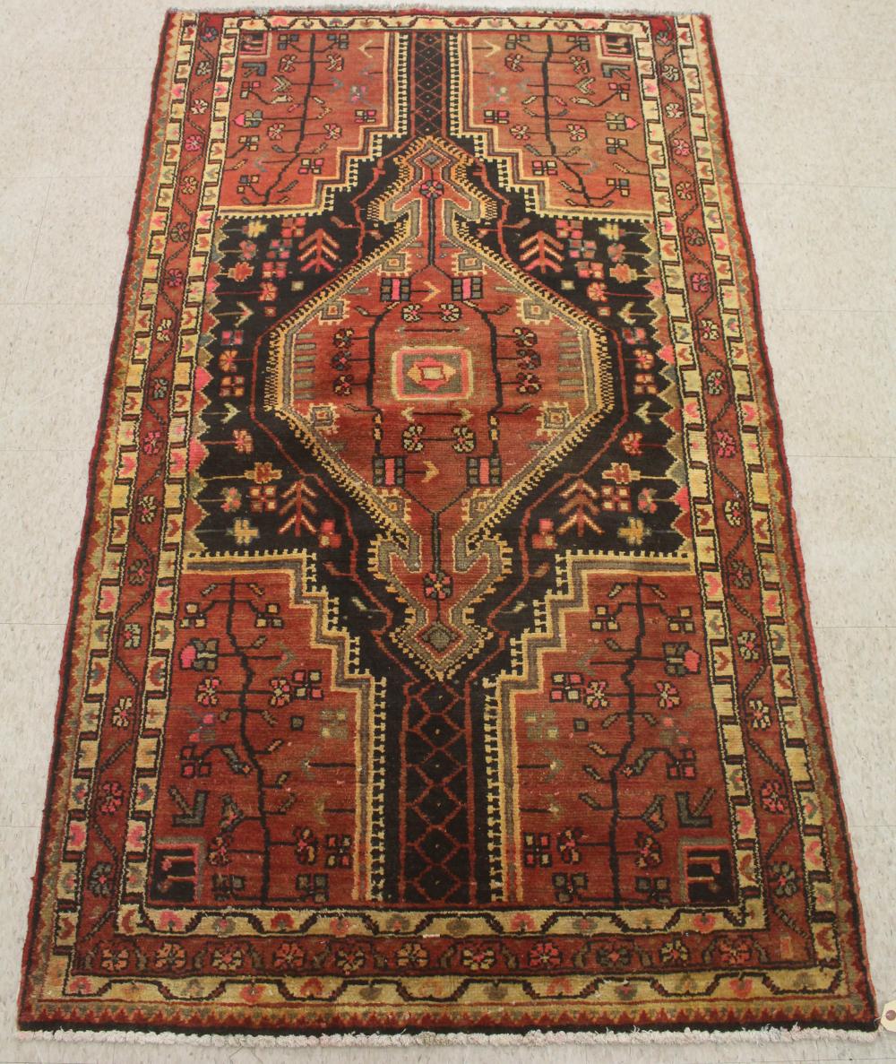 TWO HAND KNOTTED PERSIAN TRIBAL