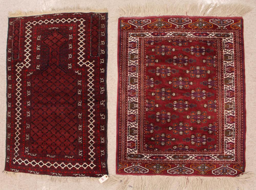 TWO HAND KNOTTED TRIBAL RUGSTWO