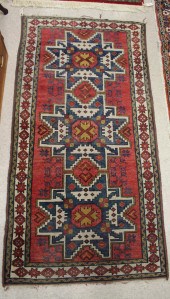 TWO HAND KNOTTED TURKISH AREA