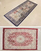 TWO HAND KNOTTED TURKISH 'BAMB