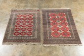 TWO HAND KNOTTED WOOL BALOUCH