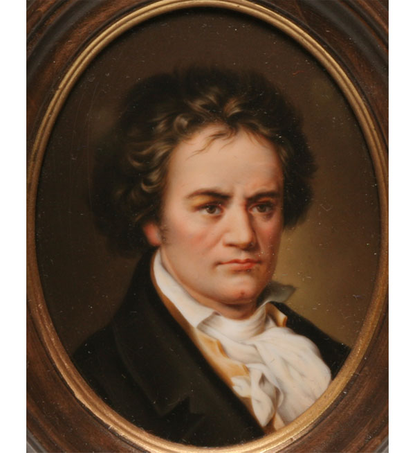 Two hand painted portrait