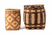TWO HAND WOVEN CHEROKEE WHITE
