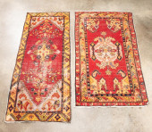 TWO HANDWOVEN TURKISH ANATOLIA