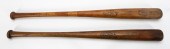 TWO HANNA BASEBALL BATS, GEORG