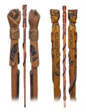TWO HARDWOOD PRISONERS OF WAR