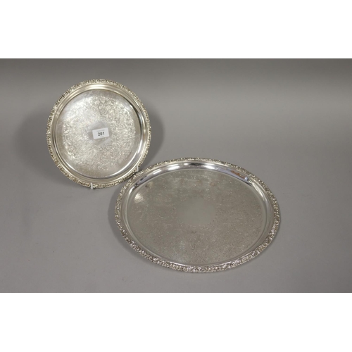 Two Hardy Bros. Old Sheffield plate