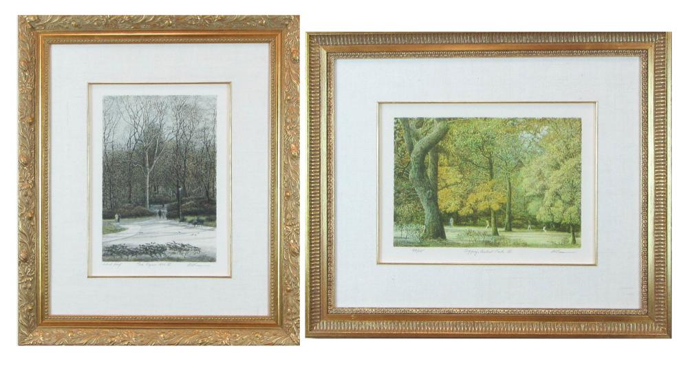 TWO HAROLD ALTMAN (AMERICAN,