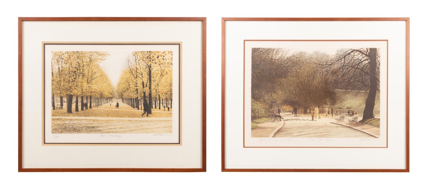 TWO HAROLD ALTMAN LITHOGRAPHS Two