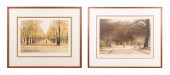 TWO HAROLD ALTMAN LITHOGRAPHS