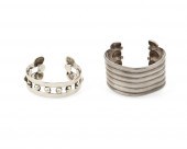 TWO HéCTOR AGUILAR SILVER CUFF