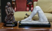 TWO HELEN HERZENBERG SCULPTURE