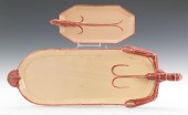 Two Henriot Quimper Lobster Pl