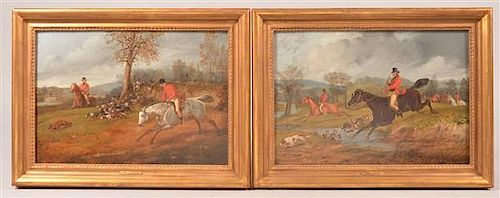 TWO HENRY THOMAS ALKEN FOX HUNT